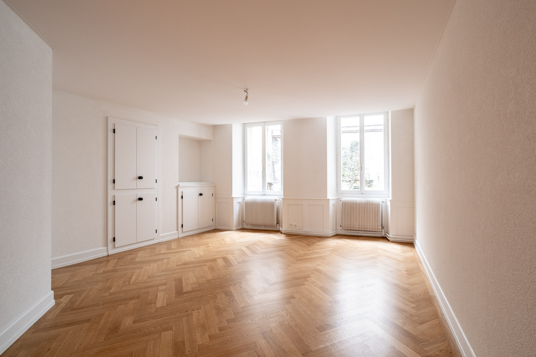 Création de deux appartements dans un immeuble ancien daté de 1700