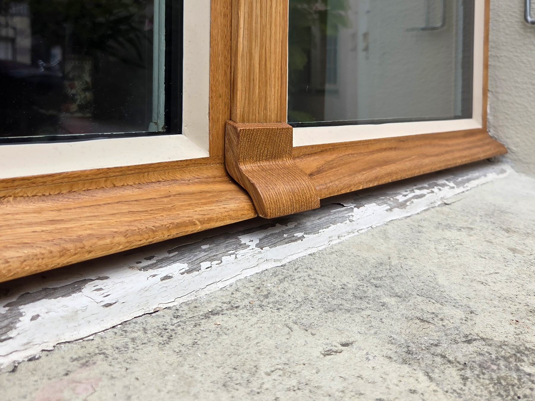 Rénovation de fenêtres d'époque en bois