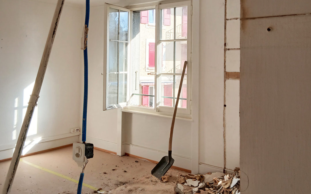 Restauration énergétique à Lausanne – Démarrage des travaux