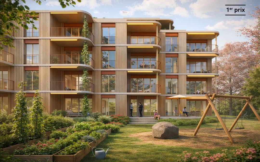 Concours remporté pour un nouvel immeuble de logements coopératifs à Renens